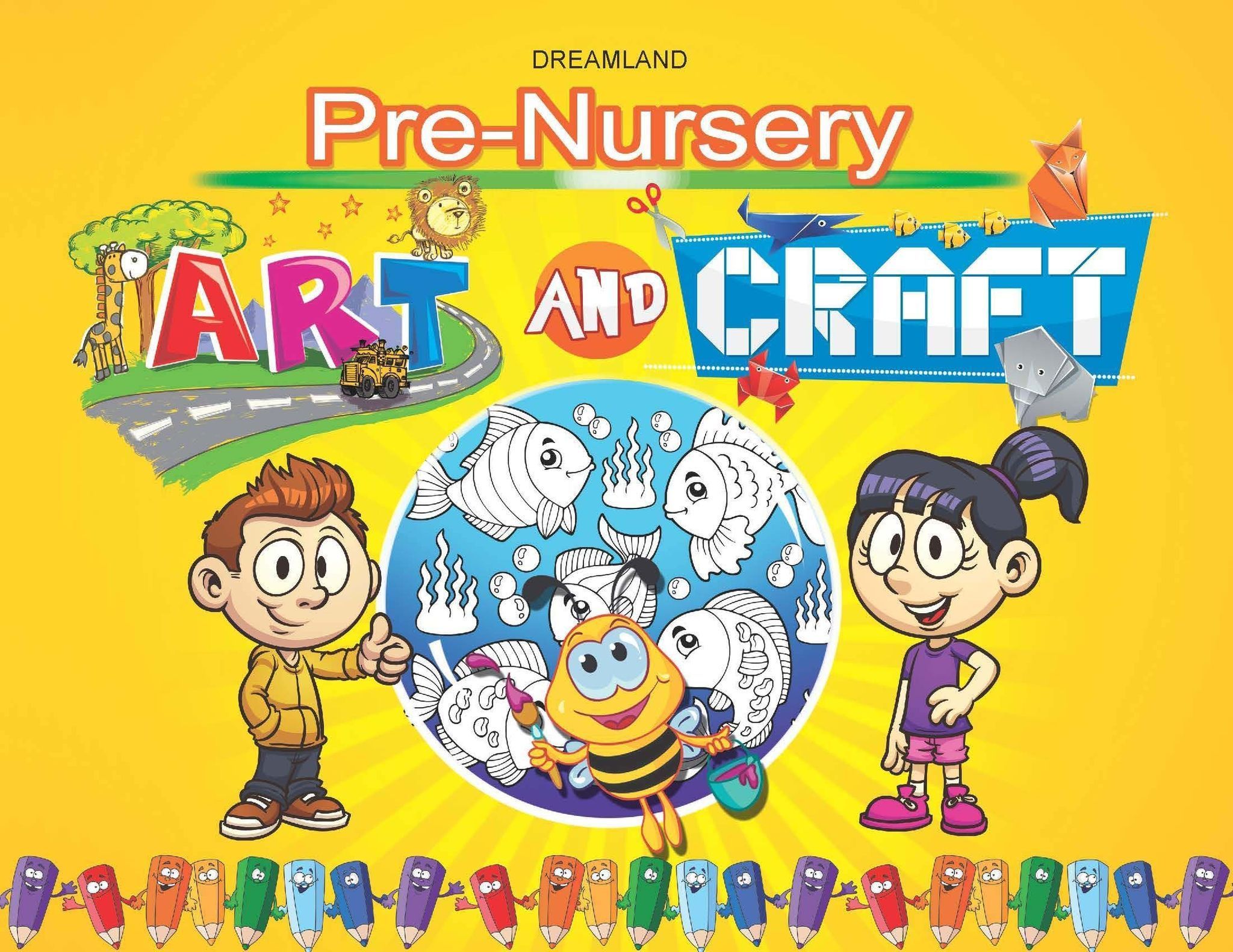 Pre-Nursery Art & Craft Book for Children Age 2- 5 Years | Kids Educational Learning Book [Paperback] Dreamland Publications