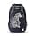 Gear Fiction 1 4 Compartment Backpack 19"/40L Large Water Resistant School Bag/Casual 4 Compartment Backpack/Daypack/Kids Bag for Boys/Girls (Navy-Yellow)