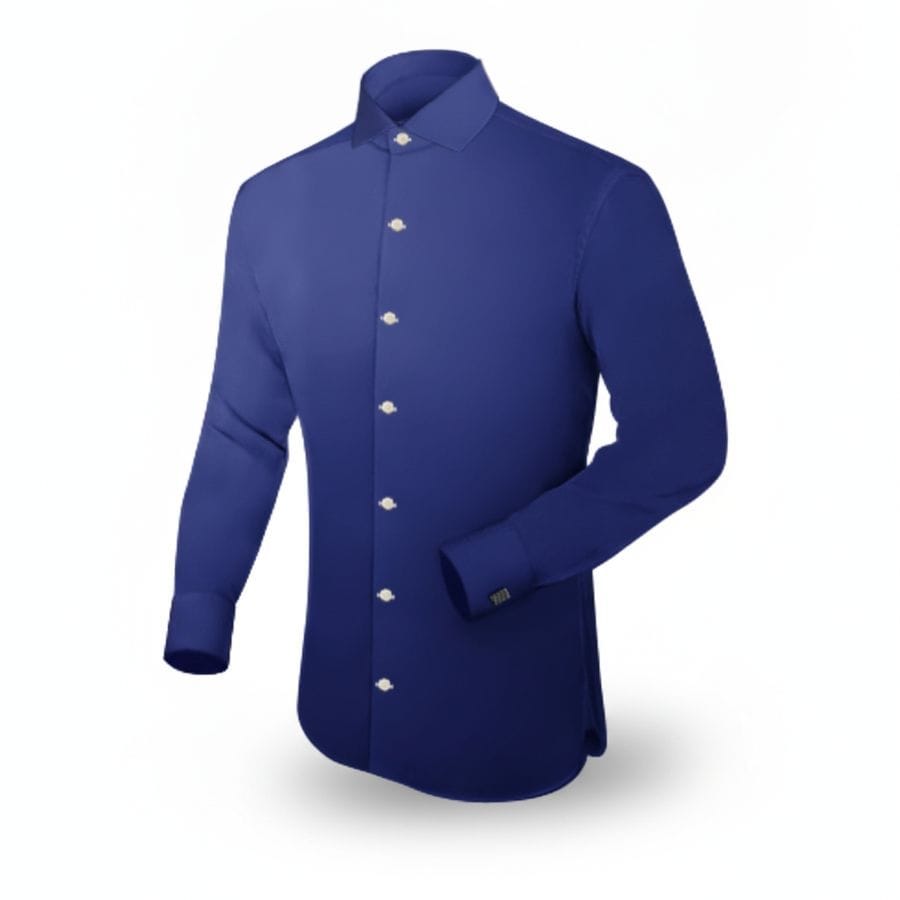 Classic Blue Formal Cotton Shirt