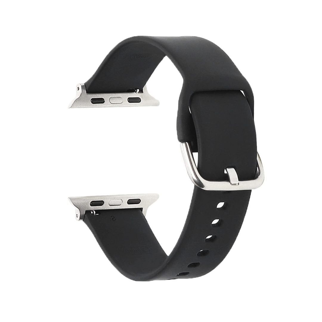 Black Silicone Strap - 20/22 MM Black Silicone Strap - 20/22 MM - 22 MM