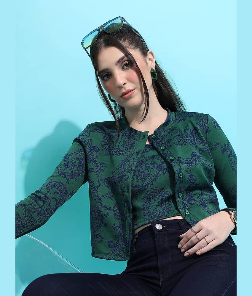 Tokyo Talkies Women Colorblock Top With Trousers Co-Ord Set ( Multi Color )