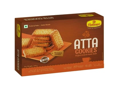 Haldiram's Nagpur Atta Cookies - 250 gm - Pack of 2
