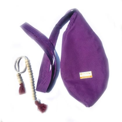MAYAPURI Khadi Cotton Japa Mala Bag/Chanting Bag or Beads Bag with Sakshi Mala Counter MAYAPURI Khadi Cotton Japa Mala Bag/Chanting Bag or Beads Bag with Sakshi Mala Counter