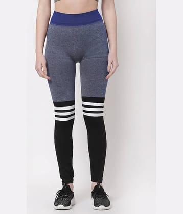 Klotthe - Cotton Regular Fit Navy Blue Women's Jeggings ( Pack of 1 )