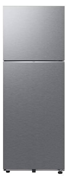 Samsung 330 L, 3 Star, Convertible 5-in-1, Digital Inverter, Frost Free Double Door, WiFi Enabled Bespoke AI Refrigerator (RT34DG5A4DSLHL, Real Steel, Silver)