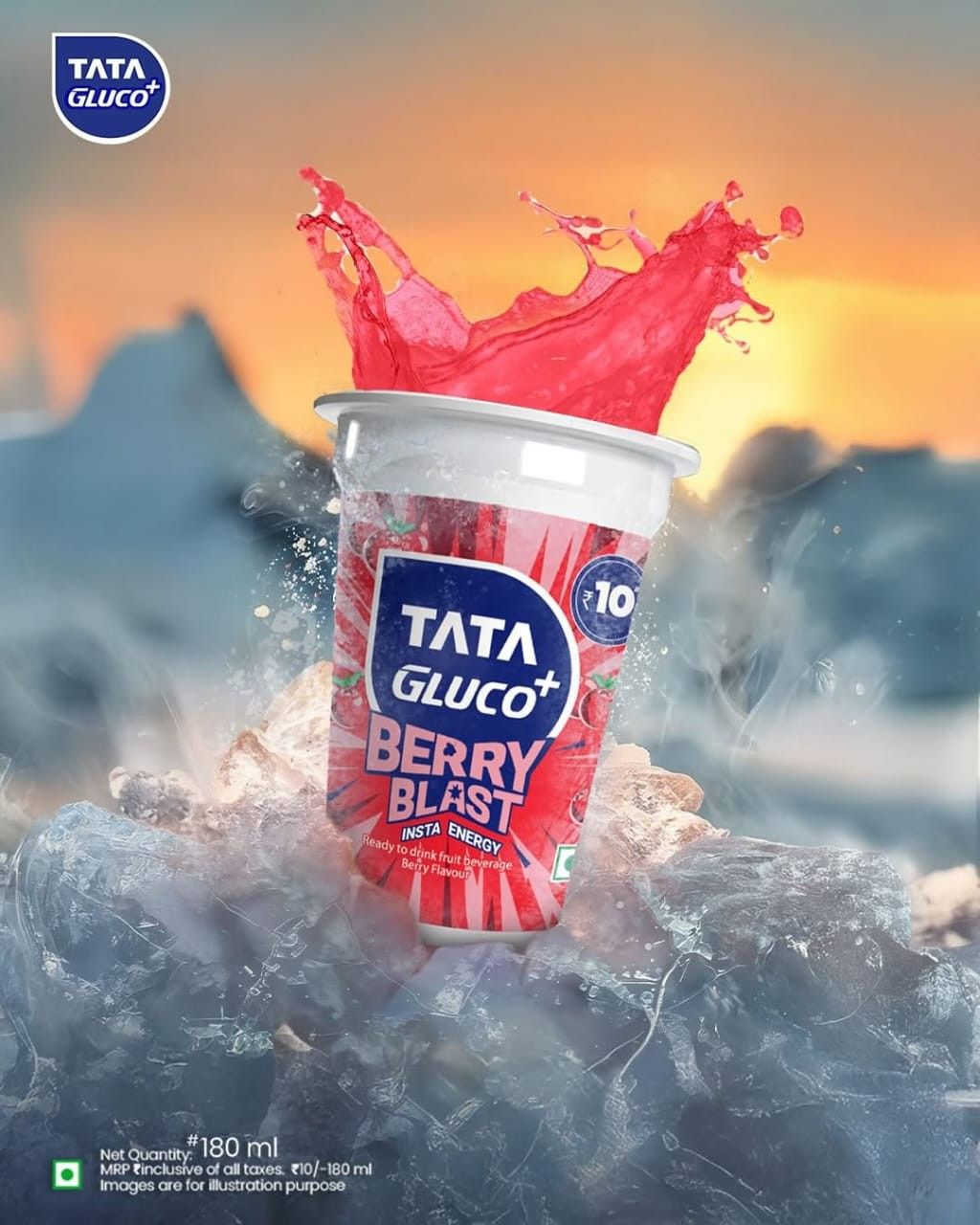 Tata Gluco + Berry Blast - 180 ml