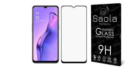 Saola 11D Tempered Glass For Realme C3 (Pack Of 1) With Free Installation Kit. Full Screen Coverage - 6.5 Inch Saola 11D Tempered Glass For Realme C3 (Pack Of 1) With Free Installation Kit. Full Screen Coverage - 6.5 Inch - 11D (With black Borders) / Ful