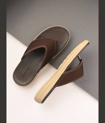 Big Fox Brown Men's Thong Flip Flop
