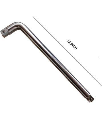 LXMI L-Handle 1/2 (12 inch), CRV Steel Fully Polished, Heavy-Duty Handle Wrench L Spanner Single Pc