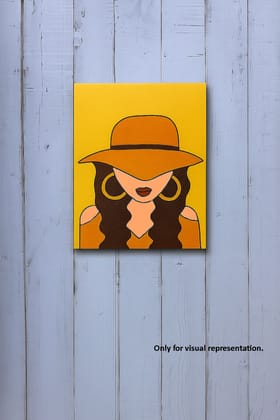 Dbeautify's MDF DIY Traditional Painting – Stylish Woman