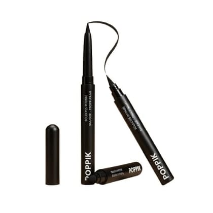 POPPIK BoldEyes Intense Kajal Black, Matte Finish, Smudge-Proof & Waterproof Eye Pencil with Vitamin E & Almond Oil, Long-Lasting, Cooling Effect, 0.3g POPPIK BoldEyes Intense Kajal Black, Matte Finish, Smudge-Proof & Waterproof Eye Pencil with Vitamin E & Almond Oil, Long-Lasting, Cooling Effect, 0.3g