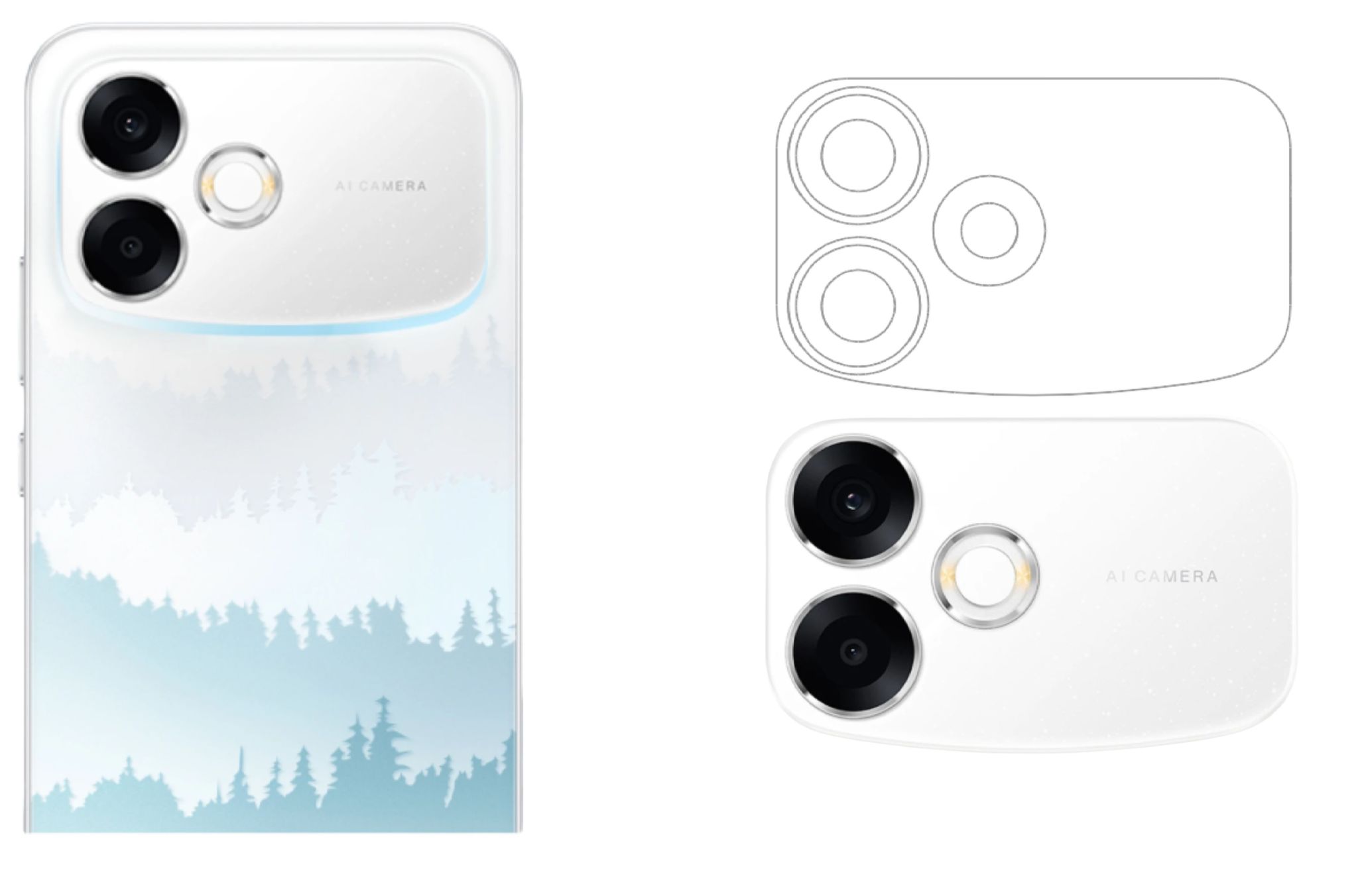 ISAAK Back Camera Lens Protector compatible for OPPO F33 Pro 5G (Pack of 1)