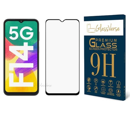 GlassVerse Anti-Shatter Tempered Glass For Samsung Galaxy F14 5G (Pack of 1) with Free Installation Kit Full screen Coverage - 6.6 inch GlassVerse Anti-Shatter Tempered Glass For Samsung Galaxy F14 5G (Pack of 1) with Free Installation Kit Full screen Co