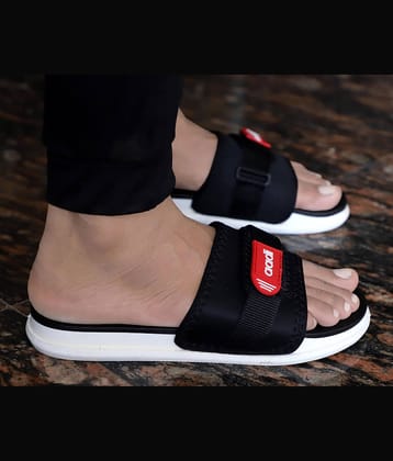 Aadi Black Men's Slide Flip Flop
