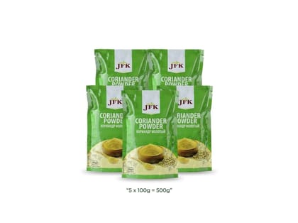 JFK Dhaniya Powder - pack of 5, 5 x 100g