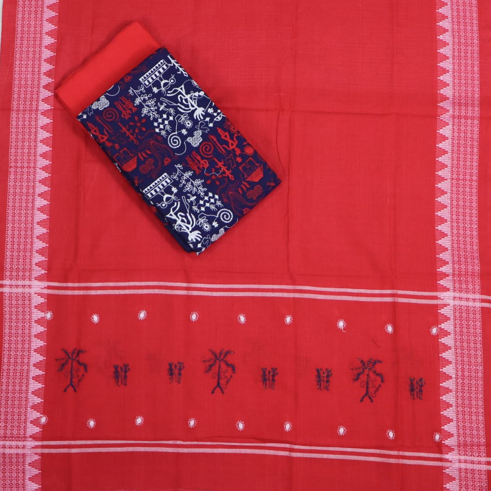 Bomkai Cotton Dress Set