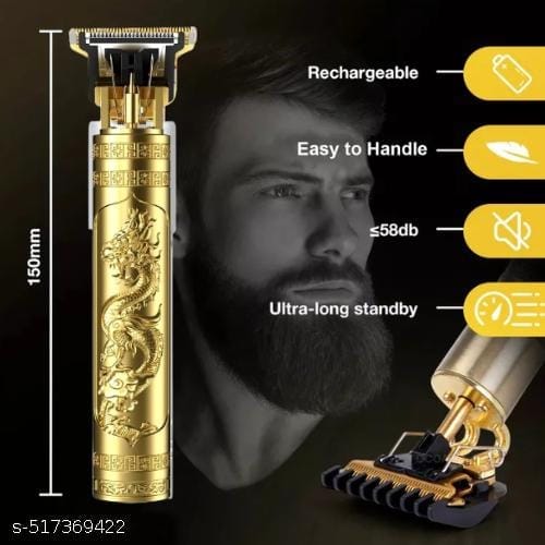 Hair Trimmer for Men | Rechargeable Beard & Hair Clipper with 4 Comb Attachments – USB Charging