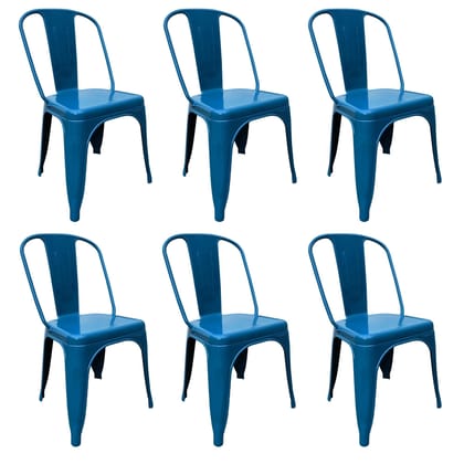 Supreme Furniture Ocean Plastic Armless Chairs for Home, Dining, Hotel and Cafeteria | D.I.Y | Durable & Lightweight | 120kg Load Capacity, Child-Safe & Comfortable Seating | Set of 6 Supreme Furniture Ocean Plastic Armless Chairs for Home, Dining, Hotel and Cafeteria | D.I.Y | Durable & Lightweight | 120kg Load Capacity, Child-Safe & Comfortable Seating | Set of 6