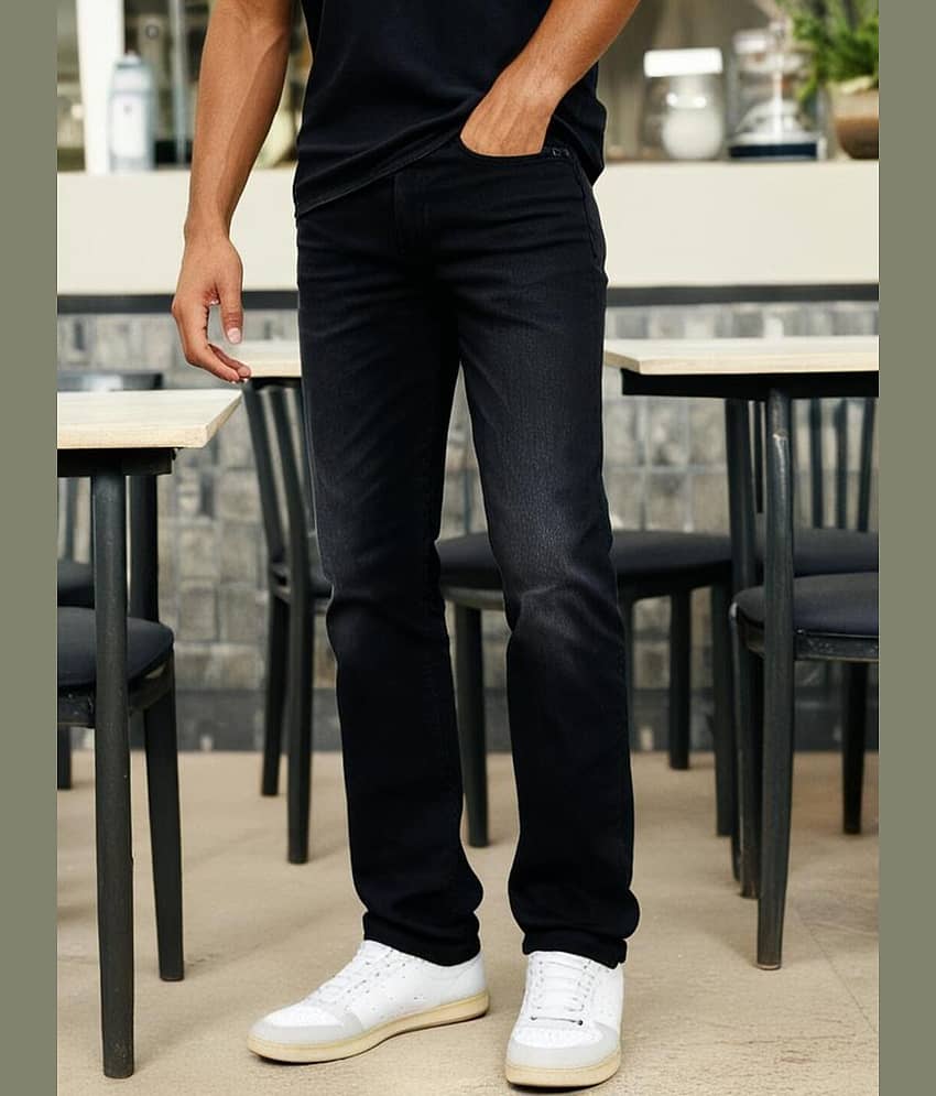 Rigo Straight Faded Men's Jeans - Blue ( Pack of 1 )