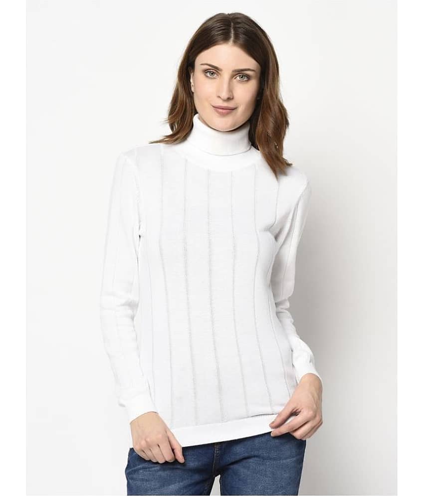 98 Degree North Cotton White Pullovers