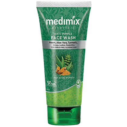 Medimix Ayurvedic Face Wash - Essential 6 Herbs, 50 Ml Medimix Ayurvedic Face Wash - Essential 6 Herbs, 50 Ml