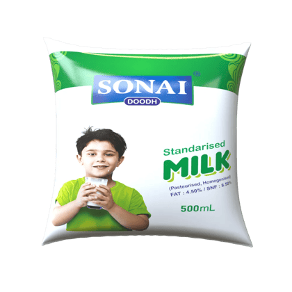 Sonai Standardised Milk (500ml) | Fresh & Creamy | Daily Use