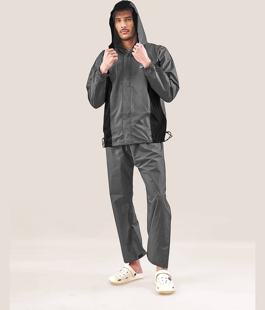 lux venus Grey PVC Men's Rain Suit ( Pack of 1 )