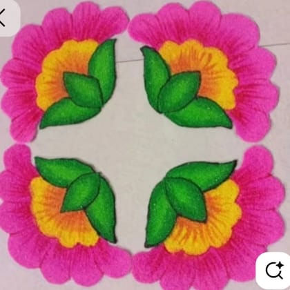 Premium Multicolored Reusable Rangoli Kit for Festive Decoration