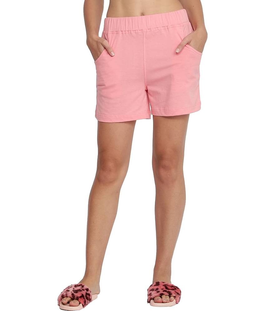 NUEVOSDAMAS Cotton Hot Pants - Pink