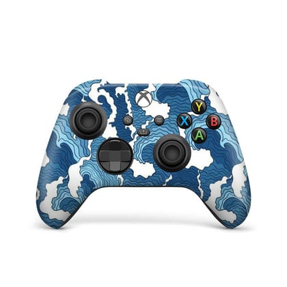 Blue Waves Joystick Controller Skin