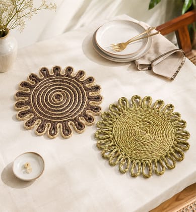 Handcrafted Jute Table Mat