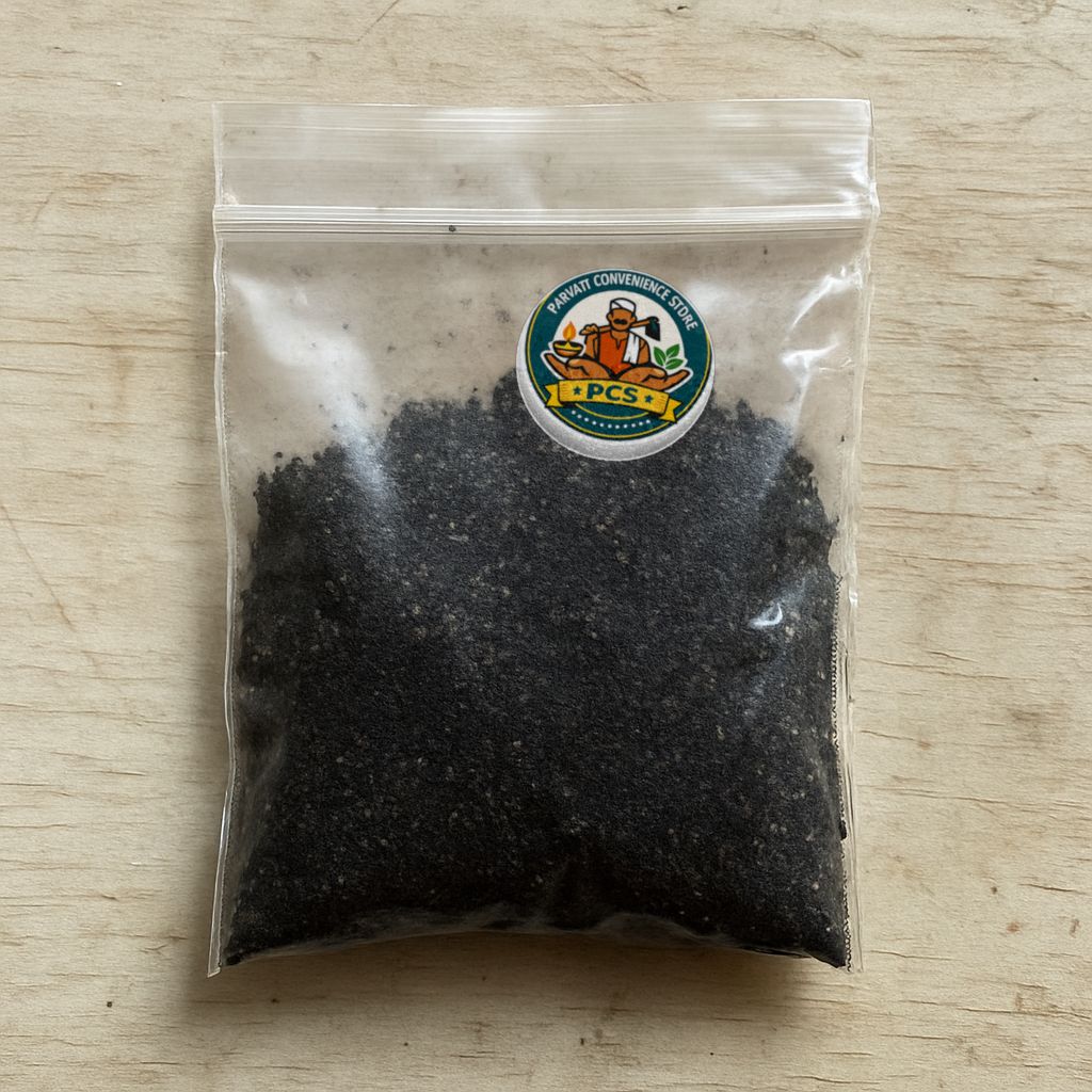 Parvati Convenience Store's black salt powder