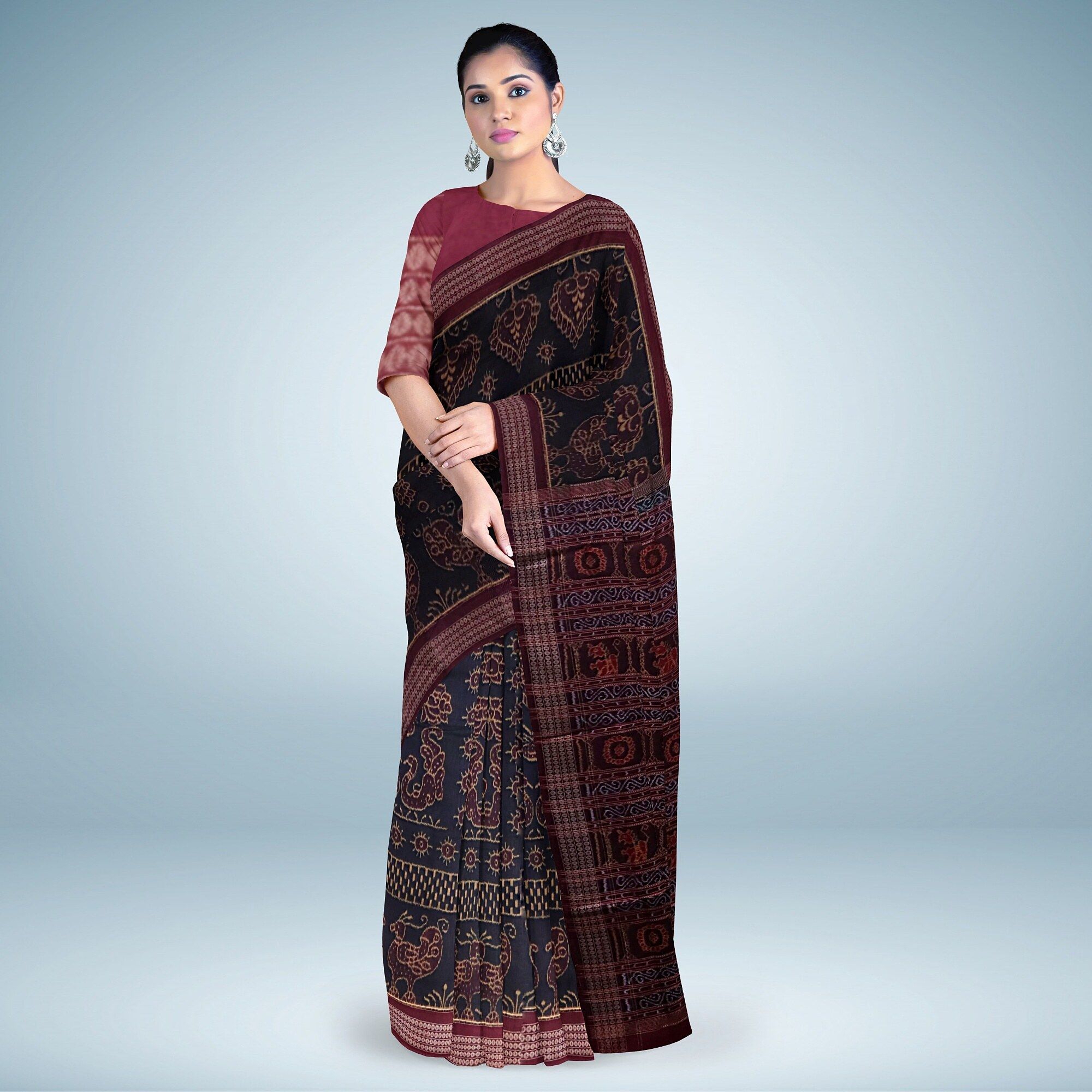 Padma Mayuri Sambalpuri Cotton Saree