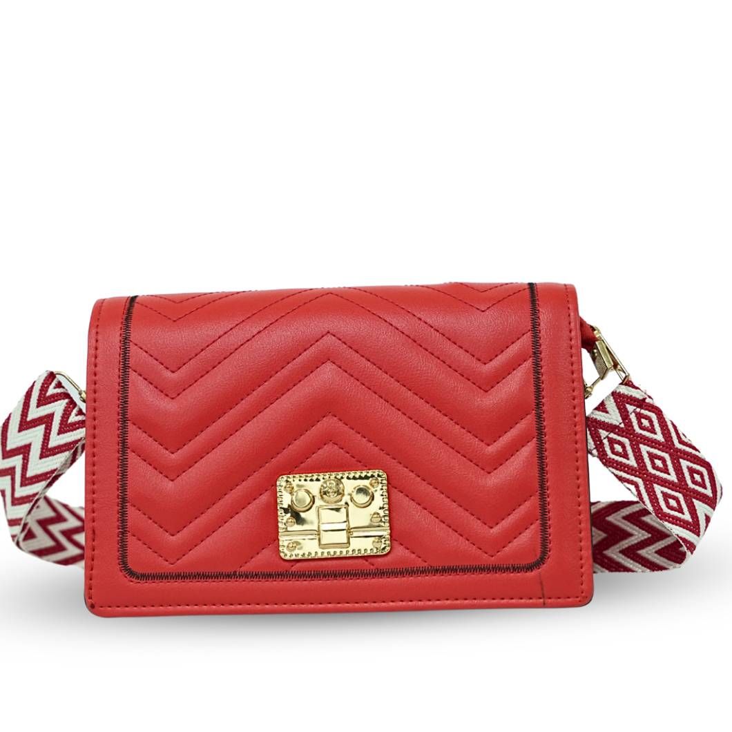 Stylish Sling Bag for Women and Girls Ideal for Travel Office Shopping and College Crossbody Sling Bag (Red)