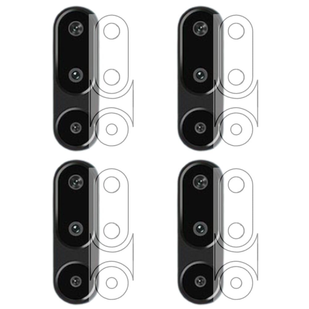 ISAAK Back Camera Lens Protector compatible for Samsung Galaxy F16 5G (Pack of 4)