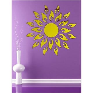 Homeberry Bird House on a Branch and Dream Girl Large Self Adhesive Sticker (Pack of 2)