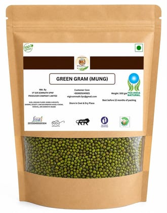 Green Gram (Mung) - 500 gm - One pack of green gram