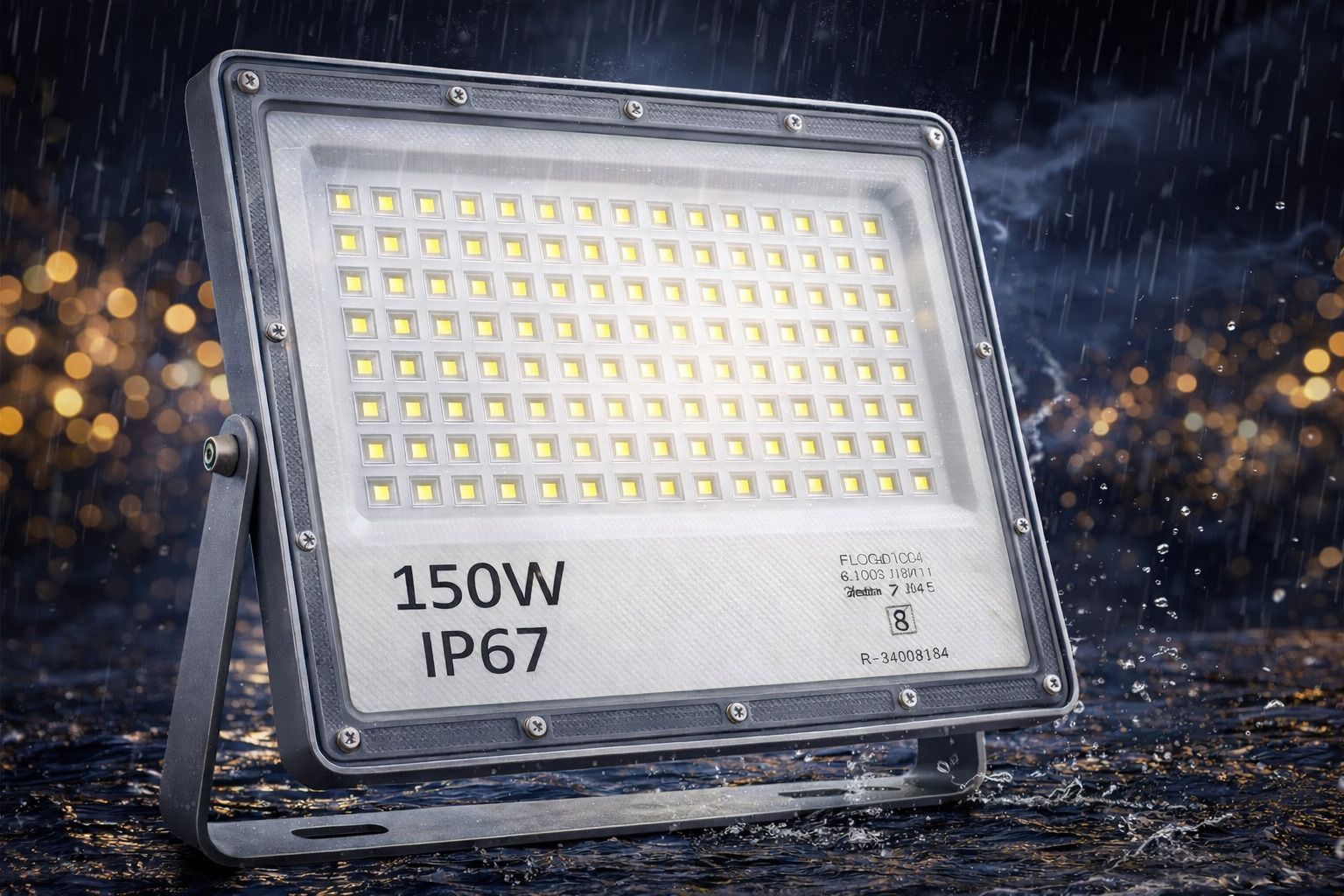 SPARKWORLD 150W-IP67 LED Flood Light Flood Light Outdoor Lamp (White)