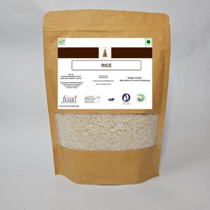 Rice - 500 gm - One pack of rice