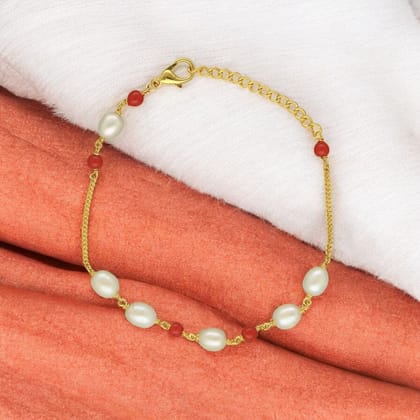 Sri Jagdamba Pearls Dayena Pearl Bracelet For Women Girls