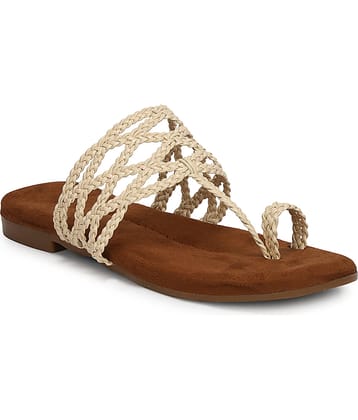 Ishransh White Women's Flats