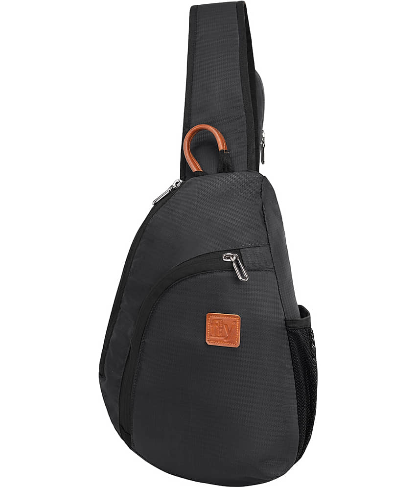 Fly Fashion Black 6 Ltrs Backpack