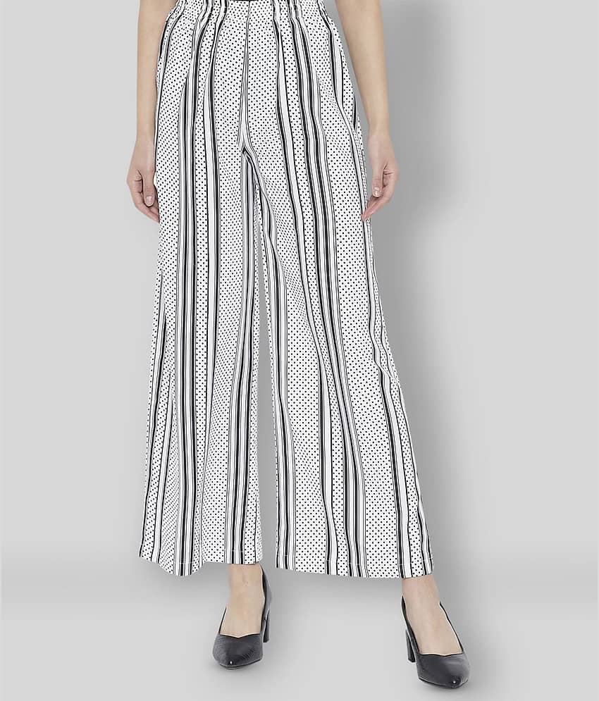 ALL WAYS YOU - Multi Color Polyester Flared Women's Palazzos ( Pack of 1 )