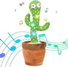 The JoyMates New Rechargeable Toys Talking Cactus Baby Toys for Kids Dancing Cactus Toys Can Sing Wriggle & Singing Recording Repeat What You Say Funny Education Toys for Children Playing