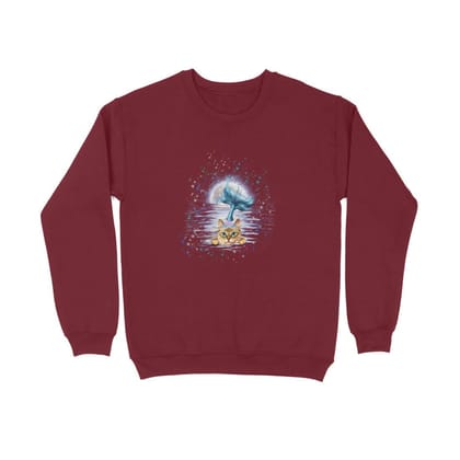 Sweatshirt (Men) - Little Meowmaid Cat (6 Colours)