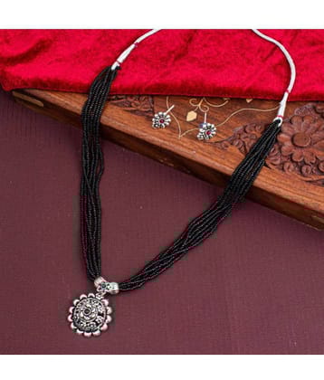 Sukkhi - Silver Mangalsutra Set ( Pack of 1 )