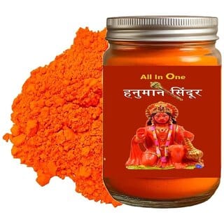 Sindoor for Hanumanji Pure Bajrangbali Sindoor Powder Hanuman Chola Sindur Orange Sindoor for Hanumanji Pooja (500g)