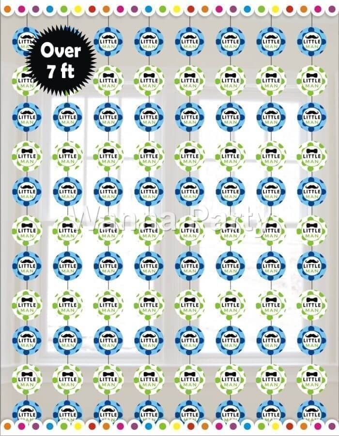 Wanna Party Little Man String Decoration 7FT - 6PC