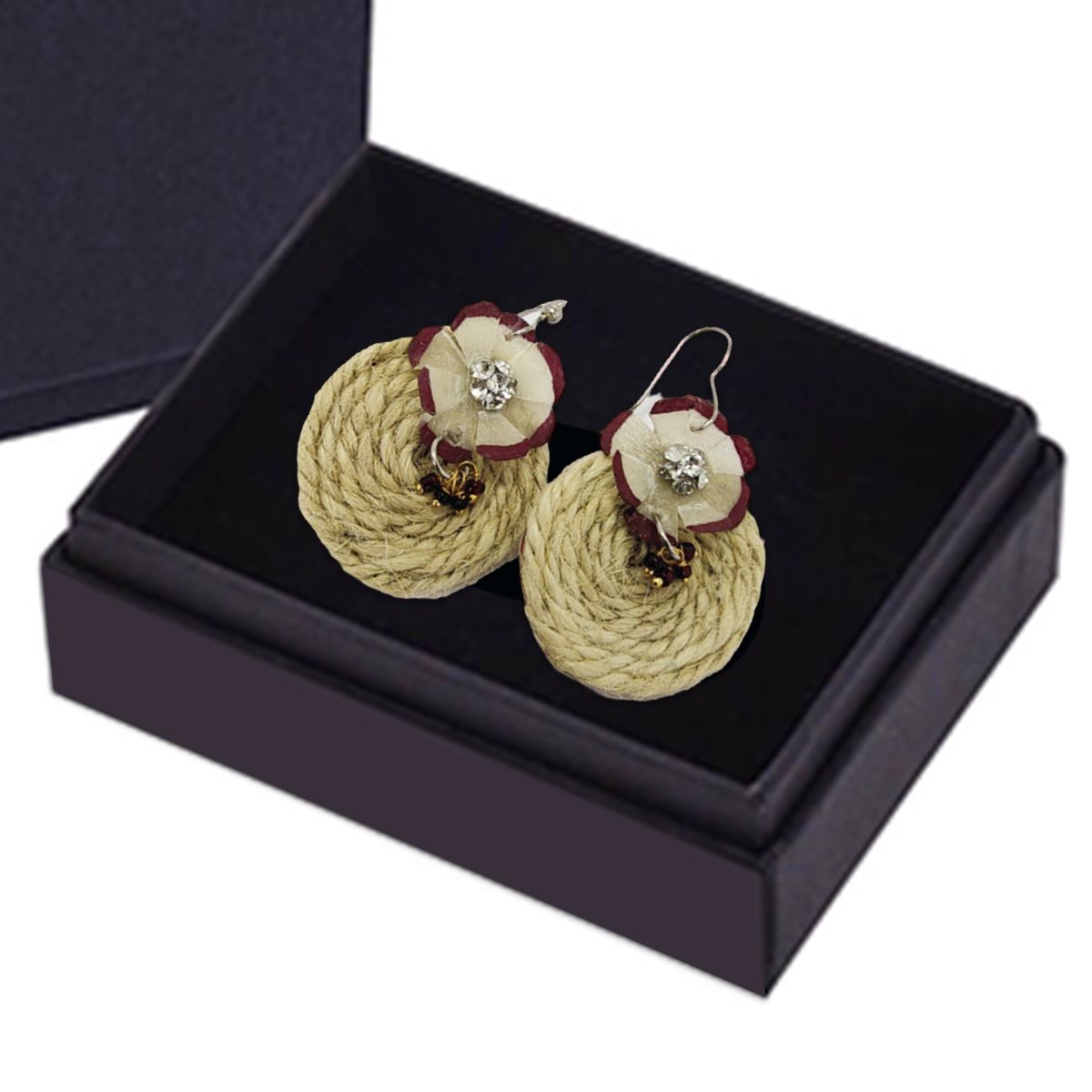 Jute style  fish scale  handmade jewellery  Marrun