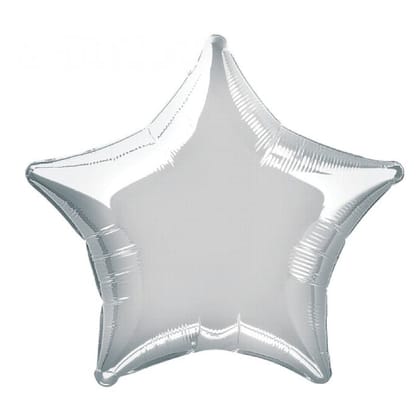 Silver Star Foil Balloon 32 Silver Star Foil Balloon 32